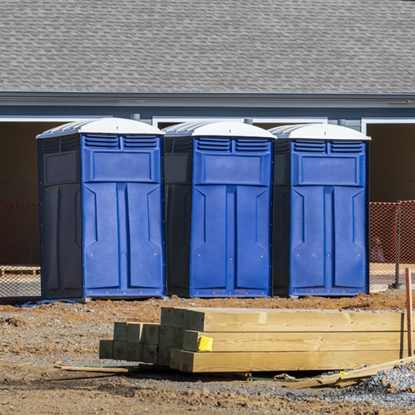 what is the maximum capacity for a single portable toilet in Chocowinity